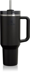 Stanley Quencher H2.O FlowState™ Tumbler nerūsējoša pudele ar salmiņu liela izmēra Black 1180 ml