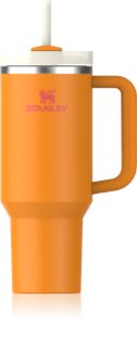 Stanley Quencher H2.O FlowState™ Tumbler copo de aço inoxidável com palhinha grande Goldenrod Coral 1180 ml