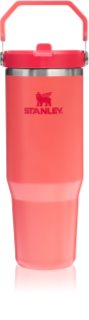 Stanley IceFlow™ Flip Straw Tumbler rozsdamentes kulacs Hot Coral 890 ml