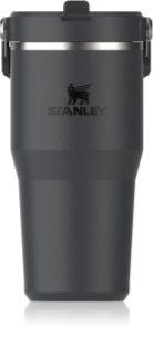Stanley IceFlow™ Flip Straw Tumbler rozsdamentes kulacs Black 2.0 600 ml