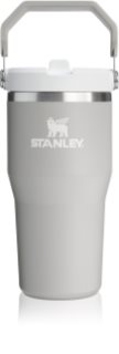 Stanley IceFlow™ Flip Straw Tumbler неръждаема бутилка за вода Ash 600 мл.