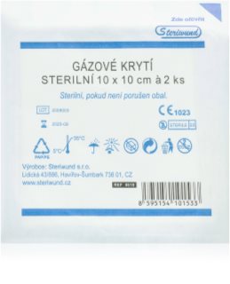 Steriwund Gauze cover sterile 10 x 10 cm wyrób medyczny Kompresy 2 szt.