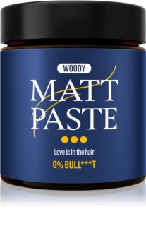 Steve's Hair Paste Medium Styling Pasta voor Mannen Woody 90 g