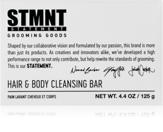 STMNT Care Hair & Body Cleansing Bar cleansing bar for hair, beard and body 125 g