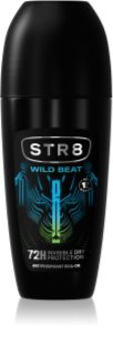 STR8 Wild Beat Antiperspirant roll-on antibacteriano para homens 50 ml