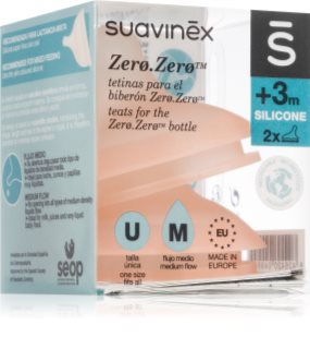 Suavinex Zero Zero Bottle Teat tétine de biberon