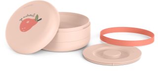 Suavinex Go Natural Bentoo sæt af skåle Pink Pear 4 m+ 2 stk.
