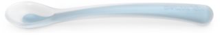 Suavinex Colour Essence Silicone Spoon лъжичка 4 m+ Immensity Blue 1 бр.