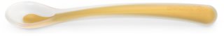 Suavinex Colour Essence Silicone Spoon лъжичка 4 m+ Bright Mustard 1 бр.