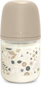 Suavinex Wonderland SX Pro Physiological Anti-Colic Glass cumisüveg üvegből S Slow Flow 0 m+ Liberty Cream 120 ml