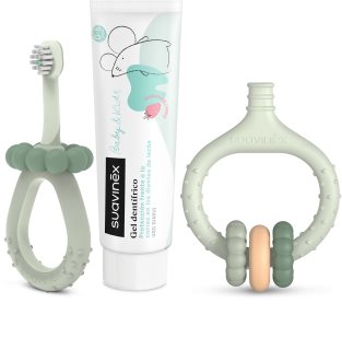 Suavinex Baby & Kids My First Dental Care Set Dāvanu komplekts mazuļiem un bērniem Green