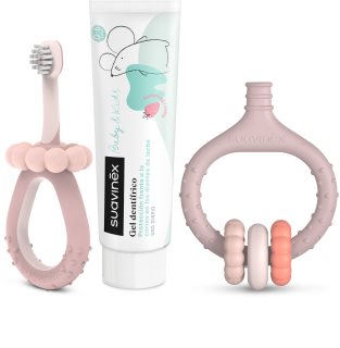 Suavinex Baby & Kids My First Dental Care Set Gift Set for babies and children Pink