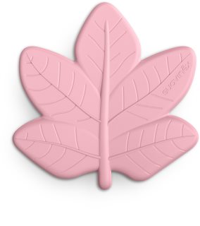 Suavinex Poetry Forest Leaf Teether rágóka 0 m+ Pink 1 db