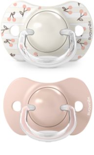 Suavinex Birdies Anatomical Silicone 0-6m chupeta Pink 2 un.