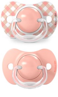 Suavinex Wild & Free Anatomical Silicone 0-6m čiulptukas Pink 2 vnt.