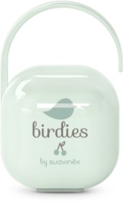 Suavinex Birdies Pacifier Holder estojo de chupeta Green 1 un.