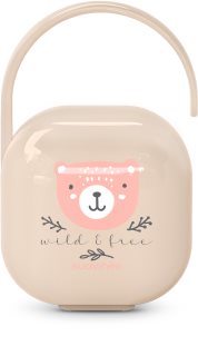 Suavinex Wild & Free Soother Holder lutikarp Pink 1 tk