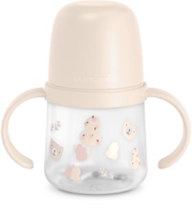 Suavinex Wild & Free Bottle With Soft Spout butelis su rankenomis Pink 150 ml
