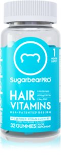 SugarbearPRO® Hair Vitamins gumové medvedíky na spevnenie pokožky a pre krásne vlasy 32 cps