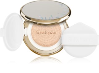 Sulwhasoo Perfecting Cushion tartós alapozó sminkszivaccsal SPF 50+ + utántöltő árnyalat 21N1 Beige 2x15 g