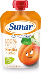 Sunar do ručičky Meruňka a jablko dětský příkrm 100 g