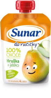 Sunar do ručičky Hruška a jablko dětský příkrm 100 g