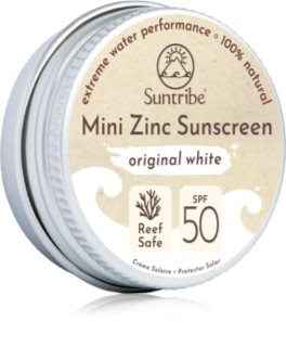 Suntribe Mini Zinc Sunscreen mineralna zaščitna krema za obraz in telo SPF 50 Original White 15 g