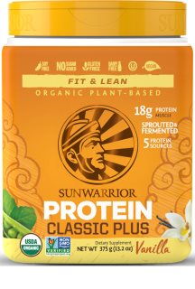 Sunwarrior Protein Classic Plus rostlinný protein v BIO kvalitě příchuť Vanilla 375 g