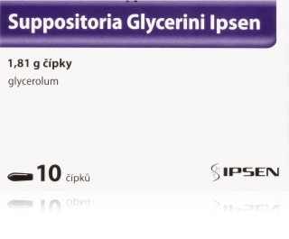 Suppositoria Suppositoria glycerini 1,81g čípky 10 ks
