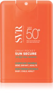 SVR Sun Secure Spray Pocket utazó spray napozáshoz SPF 50+ 20 ml