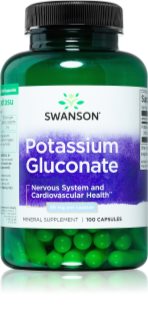 Swanson Glukonian Potasu kapsułki do unormowania czynności układu krążenia 100 caps.
