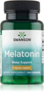 Swanson Melatonina kapsułki przy problemach ze snem i zasypianiem 120 caps.