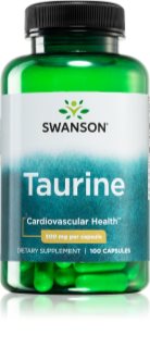 Swanson Taurine kapsułki dla zdrowia serca i naczyń krwionośnych 100 caps.