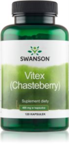 Swanson Vitex (Chasteberry) kapsułki wspomaga spokojny przebieg menstruacji 120 caps.