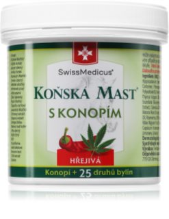 SwissMedicus Koňská mast s konopím hřejivá ointment 250 ml