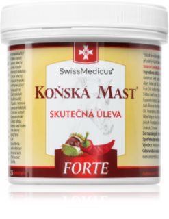 SwissMedicus Koňská mast FORTE hřejivá mast 250 ml