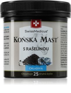 SwissMedicus Koňská mást s rašelinou chladivá pommade 250 ml