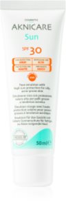 Synchroline Aknicare Sun opalovací emulze na aknózní a seboroickou pleť SPF 30 50 ml