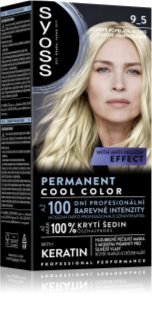 Syoss Permanent Cool Color permanentna barva za lase s hladnim podtonom odtenek 9_5 Frozen Pearl Blonde 1 kos