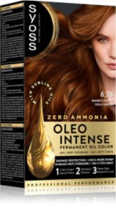 Syoss Oleo Intense Noturīga matu krāsa ar eļļu (tonis) 6-76 Warm Copper 1 gab.