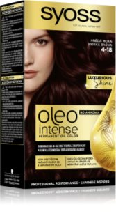 Syoss Oleo Intense tartós hajfesték olajjal árnyalat 4-18 Mokka Brown 1 db