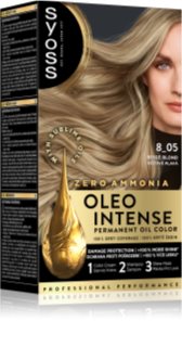 Syoss Oleo Intense permanent hair dye with oil shade 8-05 Beige Blond 1 pc