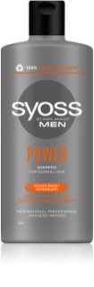Syoss Men Power & Strength champô reforçador com cafeína