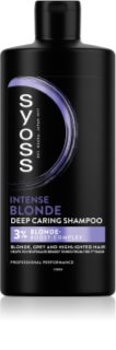 Syoss Intense Blonde shampoo viola per capelli biondi e grigi 440 ml