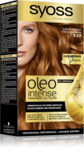 Syoss Oleo Intense Culoare permanenta pentru par cu ulei culoare 7-77 Red Ginger 1 buc