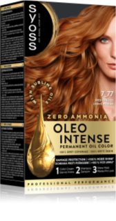 Syoss Oleo Intense Noturīga matu krāsa ar eļļu (tonis) 7-77 Red Ginger 1 gab.