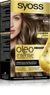 Syoss Oleo Intense tartós hajfesték olajjal árnyalat 6-54 Ashy Dark Blond 1 db