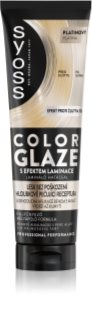 Syoss Intense Glaze Color plaukų tonavimo priemonė blizgesiui atspalvis Platinum 130 ml