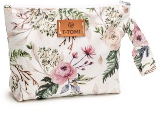 T-TOMI Small Baggie travel bag Roses 18x24 cm
