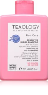 Teaology Peach Tea Hydra Shampoo kosteuttava shampoo vaurioituneiden hiusten vahvistamiseen 250 ml